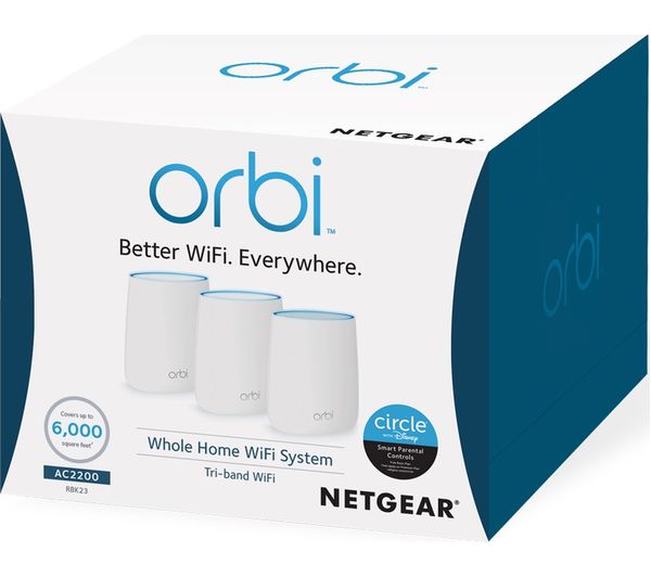 RBK23 Orbi AC2200 Tri-band WiFi System