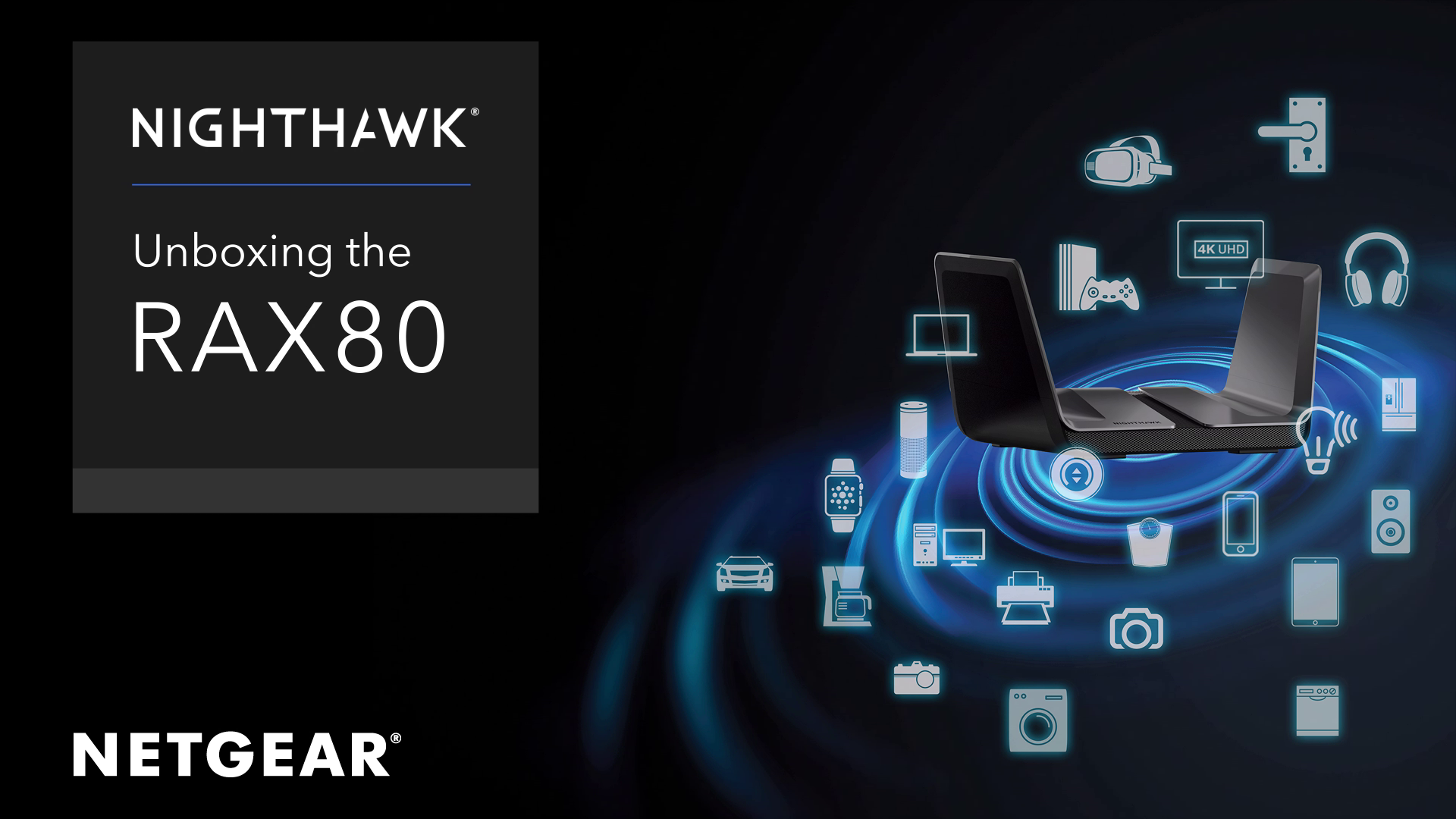 Nighthawk AX8 8-stream AX6000 Wi-Fi 6 Router